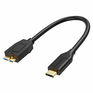 usb type c マイクロusb，CableCreation(Gen2/ 10Gbps)USB C to Micro B 3.0 変換ケーブル USB 3.1外付けハードドライバケーブル MacBook