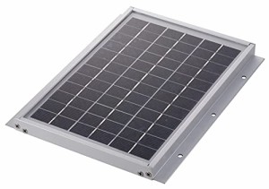 GWSOLAR 太陽光パネル 5W / 12V系 / 厚み1.8cm、表面取付 5W ソーラーパネル、、１２ｖシステム 蓄電/キャンピングカー充電に最適、表面