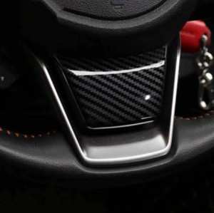 スバル ステアリング ベゼル カバー ホーン カーボン調 STI 2019以降 アウトバック フォレスター インプレッサ XV