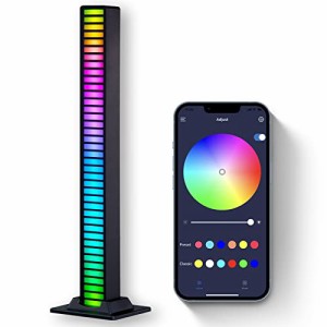 ledライトバー rgb 雰囲気ライト APP制御 テレビバックライト ゲーミングライトバー 音楽同期 テーブルランプ 充電式 イルミネーション 