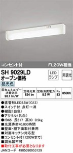 オーデリック キッチンライト コンセント付 LEDランプ交換可能型 昼光色 (取付工事必要) SH9029LD