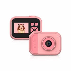 myFirst カメラ 10 - デジタルカメラ 男の子 女の子 4-9歳 5MP ビデオ写真 32GB 三脚ネジアダプター付き 誕生日プレゼントに最適 (ピンク