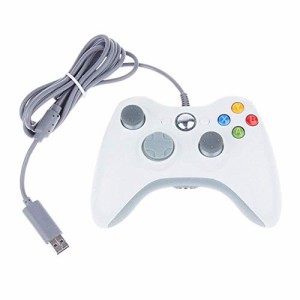 iFormosa Xbox 360 USB 有線 ゲームコントローラー Xbox360 Windows 対応 白 IF-X360-WD-WT