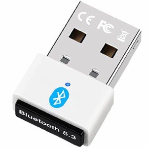 VAVIICLO【業界最先端Bluetooth5.3技術&ドライバー不要、挿し込で即利用】Bluetooth USB アダプタ 超低遅延 Bluetooth5.3アダプタ 小型 