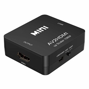 Paris 小型 コンポジッド AV2HDMI 変換 コンバーター (AV / RCA3 / CVBS) からHDMIへの変換アダプター HD Video Converter USBケーブル付