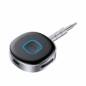 GOHHME Bluetooth レシーバー ブルートゥース レシーバー 受信機  AUX bluetoothポータブル3.5mm ジャック スピーカー 2台同時接続 有線