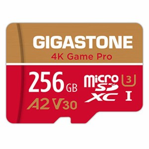 【5年 】Gigastone マイクロSDカード 256GB A2 V30 UHS-I U3 Class 10 100/60 MB/S 高速 Gopro アクションカメラ スポーツカメラ 4K Ultr