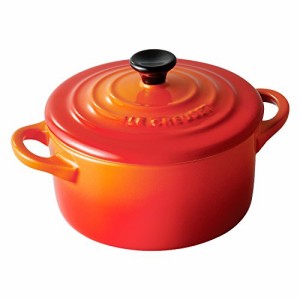 ル・クルーゼ(Le Creuset) 耐熱容器 ミニ・ココット オレンジ 耐熱 耐冷 電子レンジ オーブン 対応 【日本正規販売品】