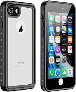 AICase iPhone SE 2022/2020 / iPhone 7/8/6 / 6s防水ケース、4.7インチ360°防塵および耐衝撃性、IP68フルボディ保護iPhone 6 / 6s / 7 