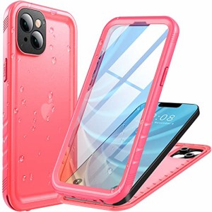 Cozycase 対応 iPhone 14 Plus ケース 防水 - iPhone14Plus用ケース 耐衝撃 [IP68防水防塵/完全防水/全面保護/防雪/水中撮影/米軍MIL規格