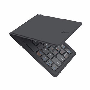 iClever Bluetooth キーボード 折りたたみ式 ワイヤレス キーボード マルチペアリング ipad / iphone 用 キーボード USB 軽量 薄型 レザ