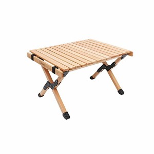 S'more(スモア) Woodi Roll Table キャンプ テーブル ウッドロールテーブル 木製 アウトドア テーブル 折りたたみ (60cm)