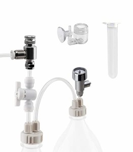 Clscea 水槽用DIY co2ジェネレーター co2添加 化学式co2 co2 セット ランキング 水槽 二酸化炭素 ディフューザー付き ペットボトル G211