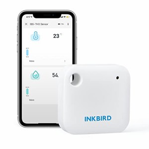 INKBIRD WiFi 温度計 湿度計 高精度 デジタル 温湿度計 スマホ連携 アラート通知 グラフ表示 データクラウドストレージ 室内温度計 IBS-T