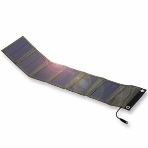 PlumRiver ソーラーパネル ソーラーチャージャー ソーラー充電 太陽充電 急速充電 パネル6枚 充電器 USB 折りたたみ スリム ポータブル 
