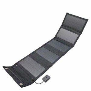 ソーラーパネル ソーラーチャージャー ソーラー充電器 車 太陽光パネル 充電器 USB スリム 折りたたみ ポータブル スマホ 小型 持ち運び 