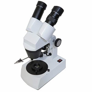 金森貿易 宝石用双眼顕微鏡 20/40倍 暗視野照明付き