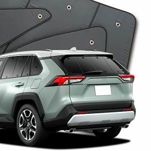 新型 RAV4 50系 MXAA50 AXAH50 ハイブリッド対応 カーテン サンシェード 車中泊 グッズ プライバシーサンシェード リア用 『01s-a047-re