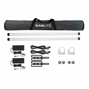 【国内正規品】NANLITE PavoTube II 30X 2本セット チューブ型撮影用ライト RGBライト LEDライト チューブライト 36000色調光 アプリ対応