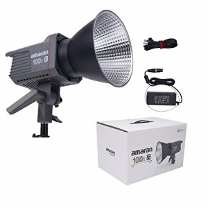 Aputure Amaran 100x S 100W LED ビデオ ライト撮影ライト 色温 2700K-6500K、ボーエンズ マウント APP コントロール付き、ポートレート