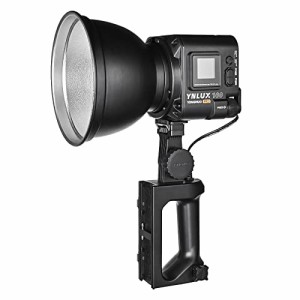 YONGNUO LUX100Pro 撮影用ライト 手持ち型 スタジオライト LEDライト バイカラー 色温度2700-6500K 動画撮影 ビデオライト 120W CRI95 専