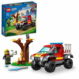 レゴ(LEGO) シティ オフロード消防車 60393 おもちゃ ブロック プレゼント 乗り物 のりもの 消防 しょうぼう 男の子 女の子 5歳以上