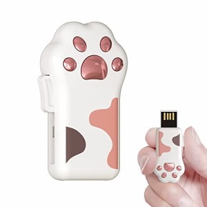 Bilious USBメモリ かわいい 猫の足 フラッシュメモリ 小型 大容量 64GB スライド式 可愛い USB 2.0 カラフル 耐衝撃 防水 防塵 (64GB, 