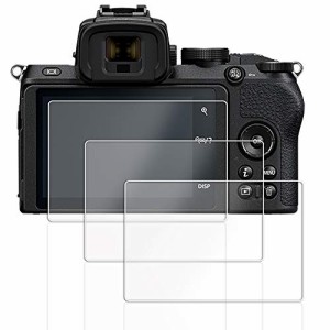 Nikon z50用AFUNTA 3パック液晶保護フィルムアンチスクラッチスクリーンプロテクター、Nikon z50デジタルカメラ用強化光学ガラス9H保護ス