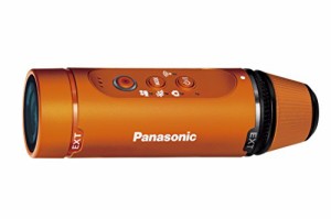 パナソニック ウェアラブルカメラ オレンジ HX-A1H-D