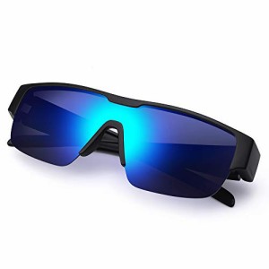 TINHAO 偏光レンズ スポーツサングラス TR90フレーム めがねの上から掛ける 偏光オーバーグラス UV400 紫外線カット バイク用サングラス/