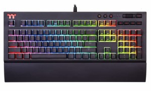 Thermaltake TT PREMIUM X1 RGB CherryMX Blue -日本語キーボード- ゲーミングキーボード KB430 KB-TPX-BLBRJP-01