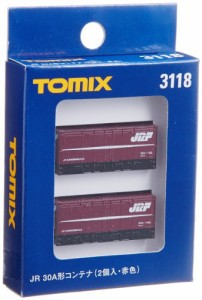 TOMIX Nゲージ 30A コンテナ 2個 赤色 3118 鉄道模型用品