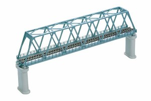 TOMIX Nゲージ 単線トラス形 鉄橋 F 青 PC橋脚 2本付 3030 鉄道模型用品