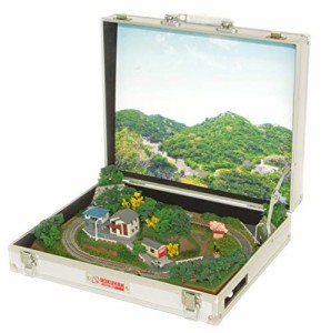 ロクハン Zゲージ ミニトランクレイアウト 高台タイプ S064-1 鉄道模型用品