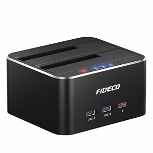HDDスタンド FIDECO ドッキングステーション USB3.0接続 2.5/3.5インチHDD/SSD SATA I/II/III対応パソコンなしで 外付け オフラインクロ