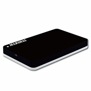 MARSHAL 2.5インチ 外付けHDD 1TB USB3.0 ポータブルハードディスク テレビ録画対応 【だれでも簡単接続】 MAL21000EX3-BK