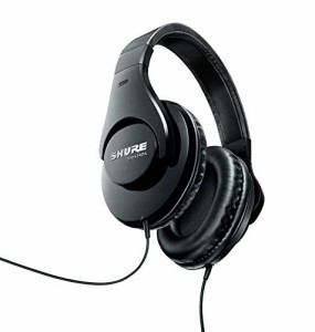 SHURE シュア プロクオリティ・ヘッドホン / SRH240A-BK-A ブラック : 密閉型 ホームレコーディング DJ 【国内正規品/メーカー2年】 中