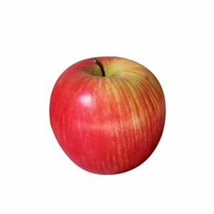 TOYMYTOY りんごモデル 人工リンゴ プラスチック製フルーツ 人工果物 人工食べ物 写真小道具 パーティー装飾 ウェディング ショーケース