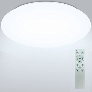 Alphalite ledシーリングライト 8畳 調光調色 リモコン 36W 4000 直径45cm led 照明器具 天井照明 タイマー設定 省エネ 高輝度 超薄型 [