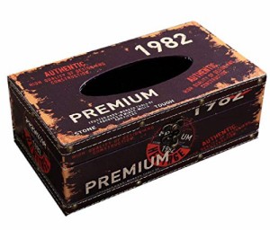[Queen-b] ティッシュ ボックス ケース アンティーク おしゃれ かっこいい インテリア レトロ ヴィンテージ 木製 ギフト プレゼント (198