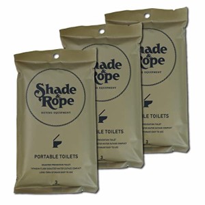 Shade & Rope 携帯ミニトイレ 3回分×3セット 日本製 携帯トイレ ポータブルトイレ 車 災害用 登山