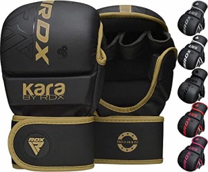 RDX グラップリンググローブ KARAシリーズ オープンフィンガーグローブ 総合格闘技 MMA パウンドグローブ ボクササイズ トレーニング 日