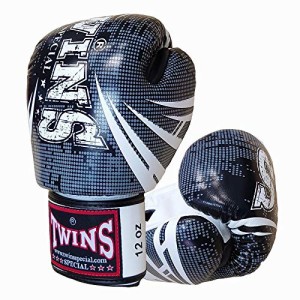 Twins ボクシンググローブ 本革製 TW5 White/Black