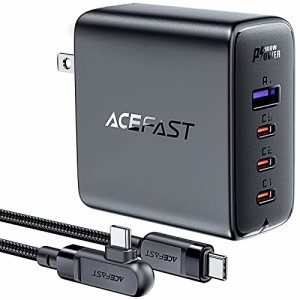 ACEFAST 100W 充電器 4ポート 【GaN技術/PSE技術基準適合/折りたたみ式プラグ/PPS規格対応/3台同時充電】usb c 充電器 type-c PD充電器 P