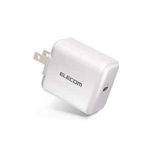 エレコム USB コンセント 充電器 18W ( USB PD対応 ) Type-C×1 折畳式プラグ PSE適合 ホワイト MPA-ACCP02WH