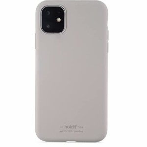 HOLDIT スマホケース iPhone 11 XR (iPhone 11 XI/グレー) スマホ ケース essential_silicon (シリコン/ワイヤレス充電可能) iPhone11 iP