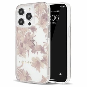 【 rienda 正規品 】 iPhone14 Pro 花柄 ケース透明 「 TPU クリアケース/Dress Flower 」 リエンダ アイフォン14プロ ブランド スマホケ