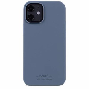 Holdit ブランド iPhone 12 mini ケース カバー シリコン スマホ 人気 パシフィックブルー 青 パシフィック iPhone12mini 15021
