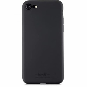 Holdit ブランド iPhone SE 第3世代 SE3 SE2022 SE2 第2世代 8 7 ケース カバー シリコン スマホ 人気 スタイリッシュブラック 黒 ブラッ