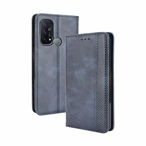 OPPO Reno5 A ケース【MARR】スマホケース 手帳型 シンプル カバー 手帳型ケース Reno5 a 高級PU レザー カバー カードポケット 手作り 